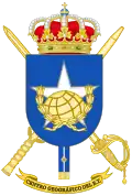 Coat of Arms of the Geography Centre of the Spanish Army (CEGET)