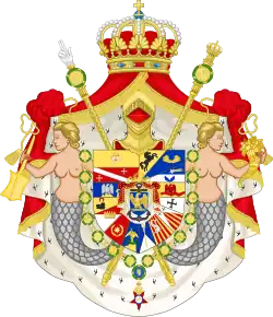 Coat of Arms of the Kingdom of Naples (1808)
