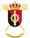 Coat of Arms of the Artillery Weaponry and Equipment Maintenance Park and Center (PCMAYMA)