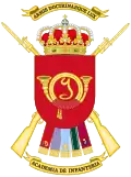 Coat of Arms of the Infantry Academy (ACINF) Ornamented