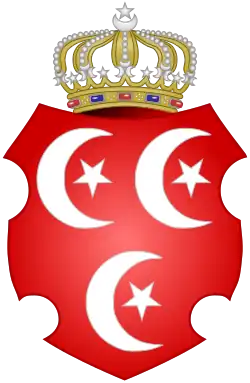 Coat of arms of the Sultanate of Egypt (1914–1922)