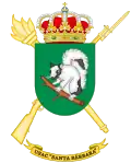 Coat of Arms of the Barracks Services Unit "Santa Bárbara" (USAC)