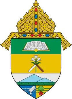 Coat of arms of the Apostolic Vicariate of San Jose in Mindoro