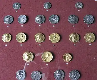 Gold and silver coins of Ptolemies