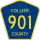 County Road 901 marker