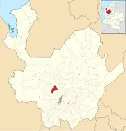 Location of the municipality and town of Sopetrán in the Antioquia Department of Colombia