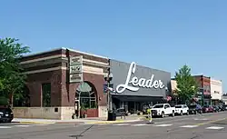 Commercial businesses on Main Street