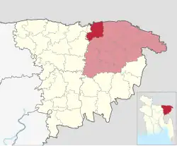 Location of Companyganj