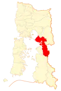 Location of Hualaihué commune in Los Lagos Region