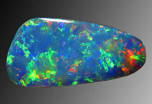 Opal can contain protist microfossils of diatoms, radiolarians, silicoflagellates and ebridians[222]