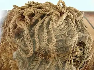 Original cord discovered with the Khufu First Solar ship