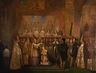 Coronation of Pedro II, 1842