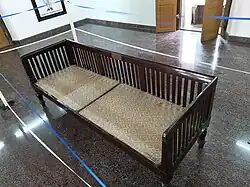 Couch that used by Rev. W. T. Ringeltaube, (now at Mylaudy Church Museum)