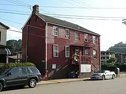 The house where Bernhard Müller lived from 1832 to 1833 in Monaca, Pennsylvania.
