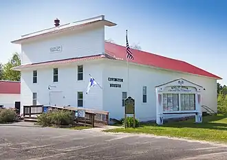 The historic Covington Town Hall