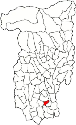 Location in Vâlcea County