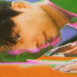 The cover art to the digital-only "Create" single. It is a flipped picture of Hoshino, edited with strengthened colors.