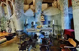 Altar dedicated to the Virgin of Montserrat