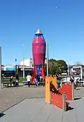 Playground rocket at Rocket Park, Mount Albert, Auckland, New Zealand