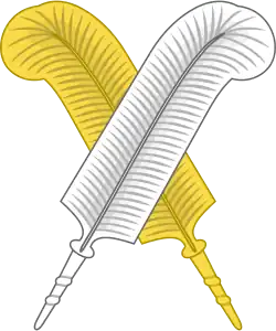 Crossed Feather Badge of Henry VI.