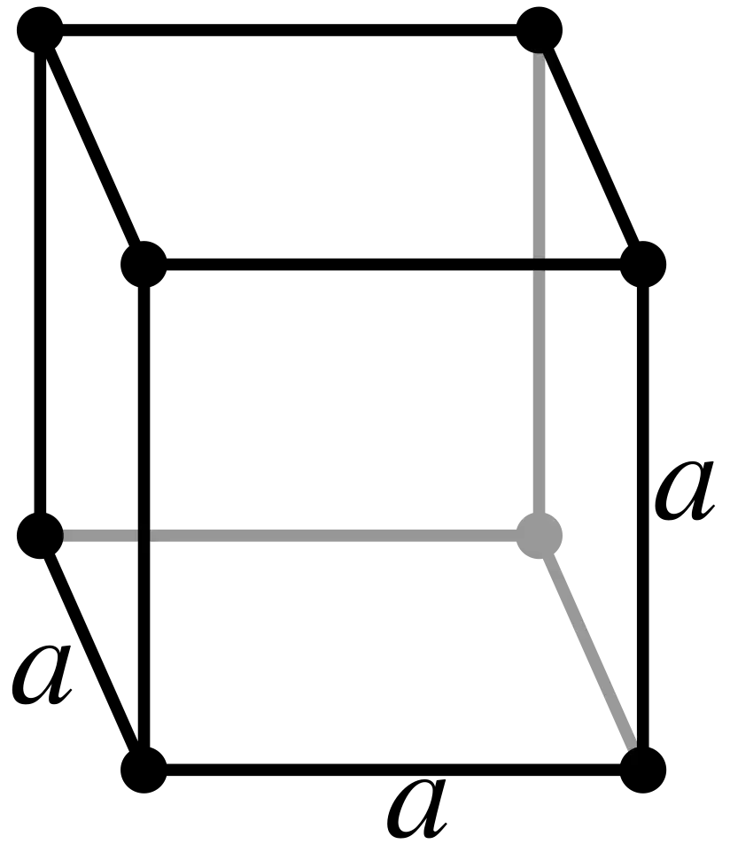 Cubic crystal structure for oxygen