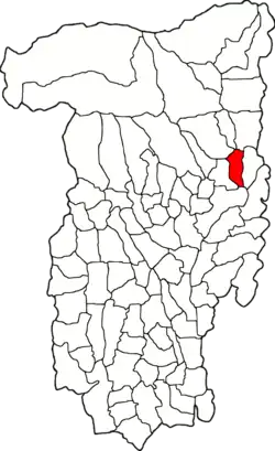 Location in Vâlcea County