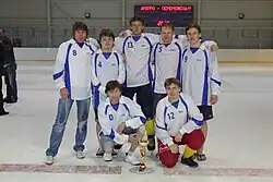 2016 national bandy champions, Dnipro Dnipropetrovsk.