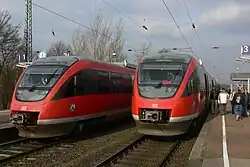 DB Class 643 in Moers station