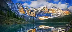 Moraine Lake peaks