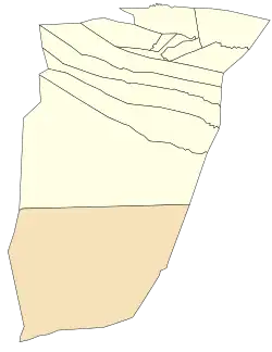 Location of Hassi Gara commune within Ghardaïa Province