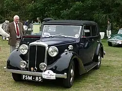Tickford 4-door tourer by Salmons 1940