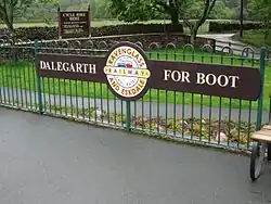 The station sign, May 2011