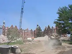 Demolition of hospital