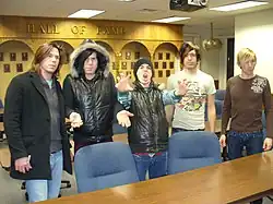 From left to right: Joshua, Jacob, Soul Glow, Nathan, Derek