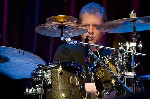 Dave Weckl with piggybacked splash