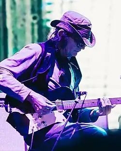 Roback performing with Mazzy Star at Festival NRMAL in March 2019