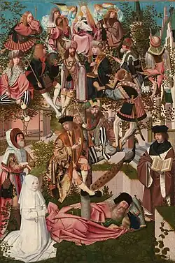 Tree of Jesse by Dutch painter Jan Mostaert, 1500