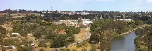 View of the western part of the site from Avondale Heights