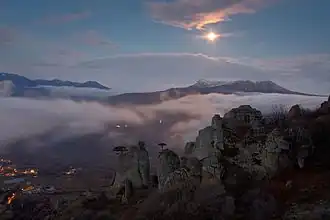 View from Southern Demirci during dawn