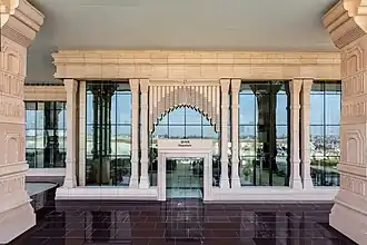 Departures area of the airport