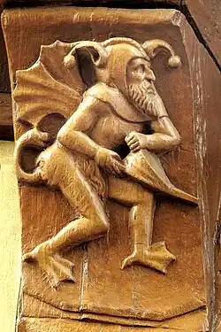 Poppy demon with crow's feet.