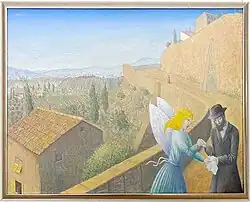 Der Vertrag, 87 x 67 cm, Öl auf Hartfaser, 1985 (2016)