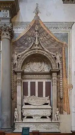 Desiderio da Settignano, Memorial Tomb for Carlo Marsuppini, 1453–55