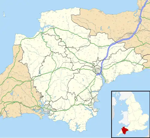 Cullompton is located in Devon