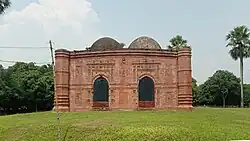 Side view featuring two entrances