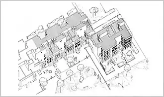 Diagoon housing, participation of the inhabitants, inside and outside