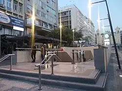 Entrance at Pavlou Bakoyianni Sq.