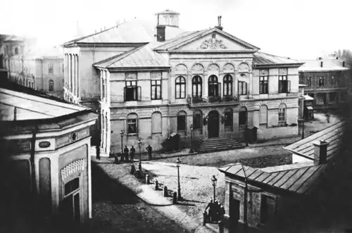 Dinicu Golescu House on Calea Victoriei, Bucharest, unknown architect, 1820[24]