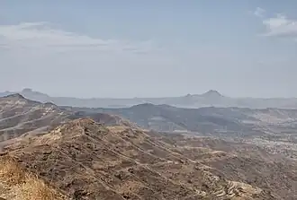 View of Torna & Rajgad Forts from Sinhagad