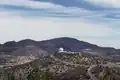 Black Mountain in the distance with McDonald Observatory in the foreground